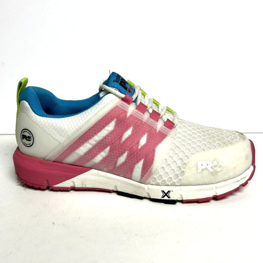 Timberland Pro Womens Radius Work Sneaker White Size 8.5Wide